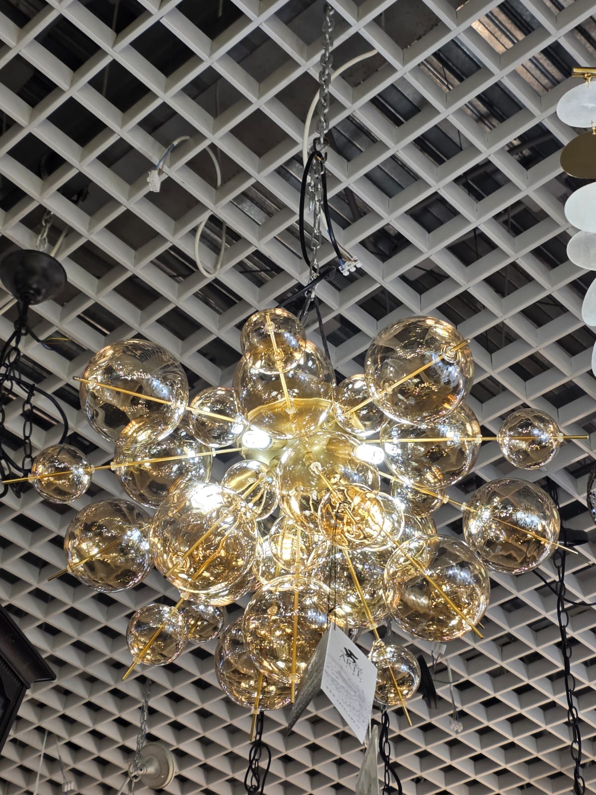 потолочная люстра arte lamp molecule a8313pl-5go
