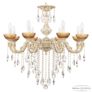 Подвесная люстра Bohemia Ivele Crystal AL79101/8/250 B WMG P Amber/M-1F