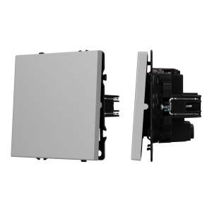Выключатель перекрёстный 1 кл софт-тач никель Arlight SWT-MKX1-SFPL-IS (250V, 10A) 059429(1)