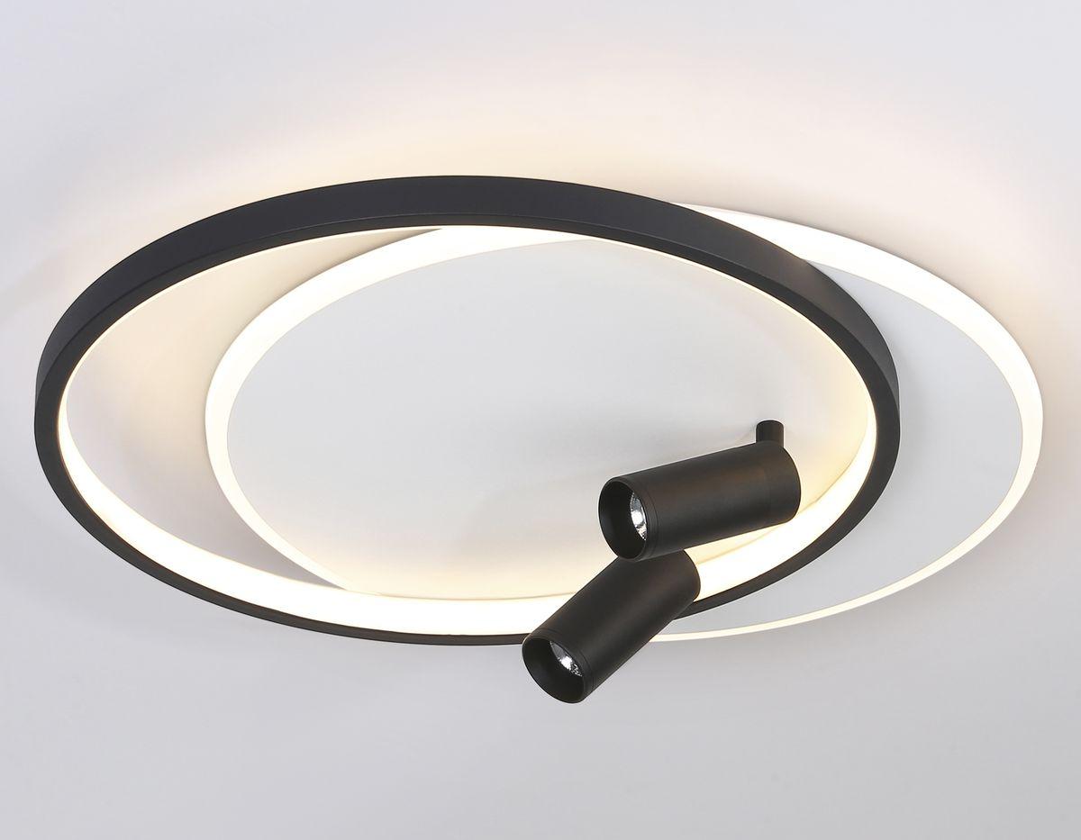 потолочная светодиодная люстра ambrella light comfort line fl5137