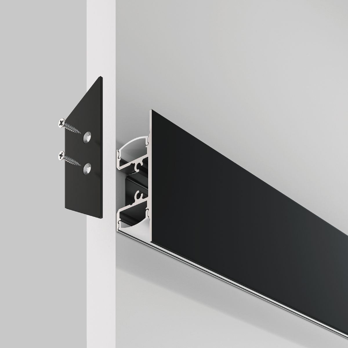 алюминиевый профиль maytoni led strip alm-1848-b-2m