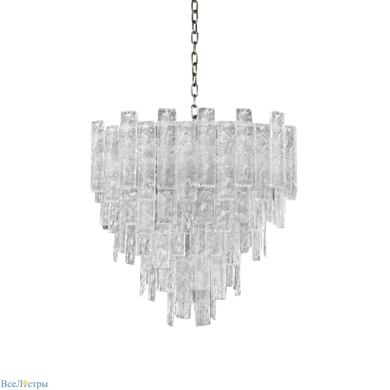 подвесная люстра delight collection 5116-h640 l10 chrome