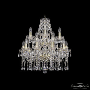 Подвесная люстра Bohemia Ivele Crystal 1413/10+5/200/2d G
