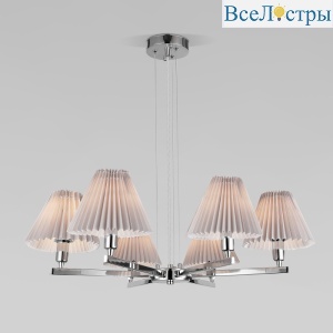 Подвесная люстра Eurosvet Peony 60136/6 хром/серый