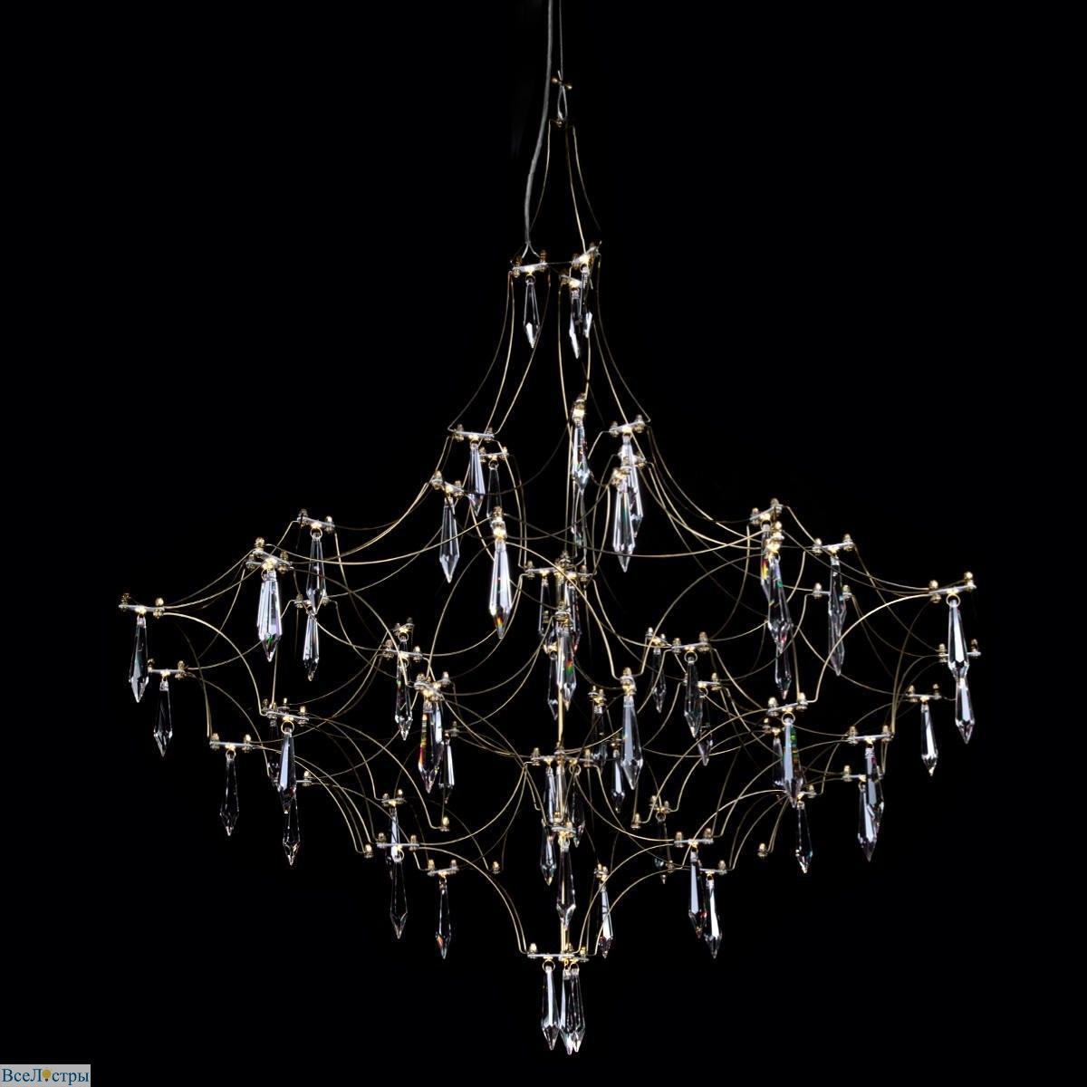 подвесная светодиодная люстра loft it mira 10259/800 gold asfour