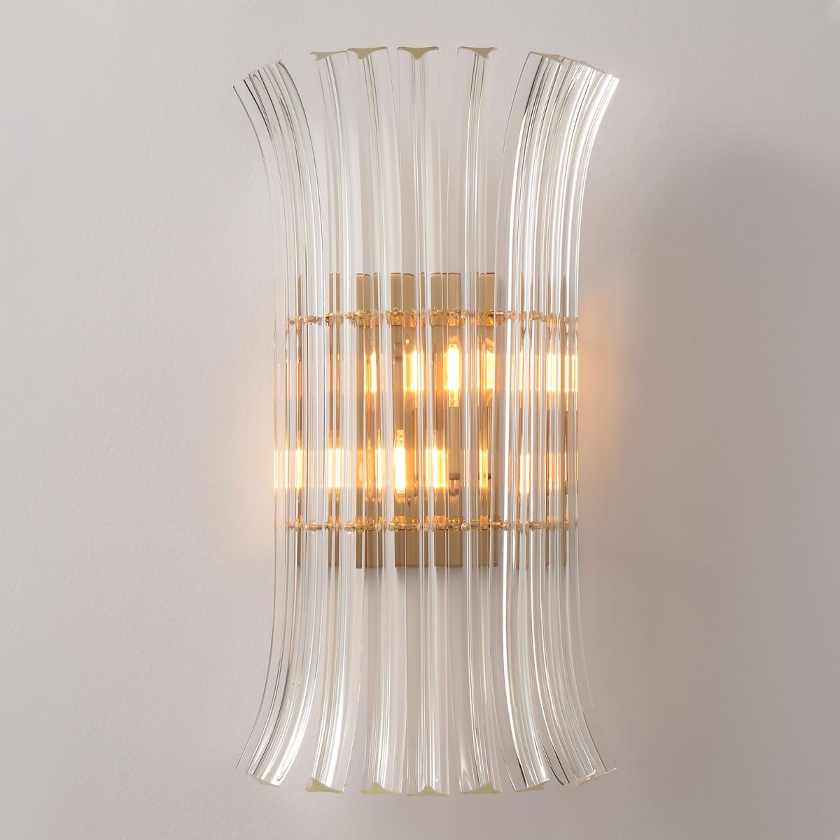 настенный светильник crystal lux cascada ap2 brass