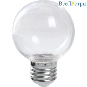 Лампа светодиодная Feron E27 3W прозрачный LB-371 38121