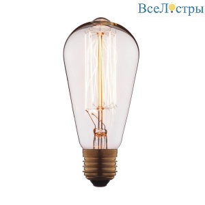 Лампа накаливания LOFT IT Edison Bulb E27 40W прозрачная 1007