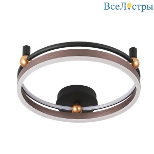 Потолочный светодиодный светильник Crystal Lux Fernando PL48W Led Coffee/Black