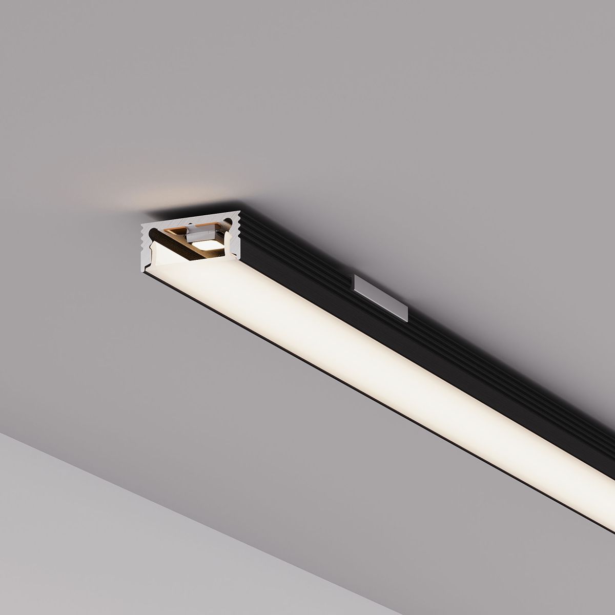 профиль arlight sl-slim-h7-2000 black (by) (алюминий) 061377
