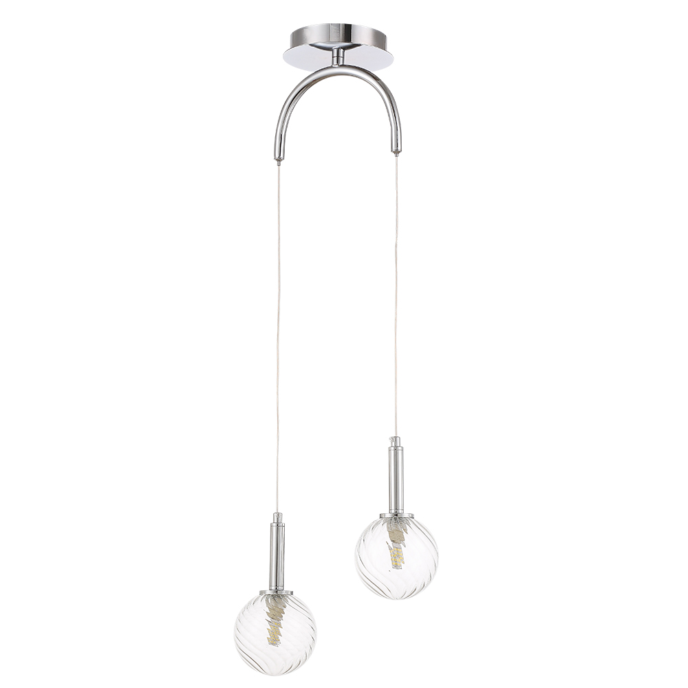 подвесной светильник crystal lux luxury sp2 chrome