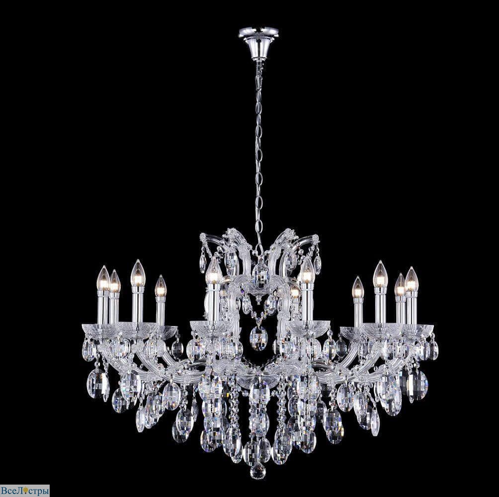 подвесная люстра crystal lux hollywood sp12 chrome
