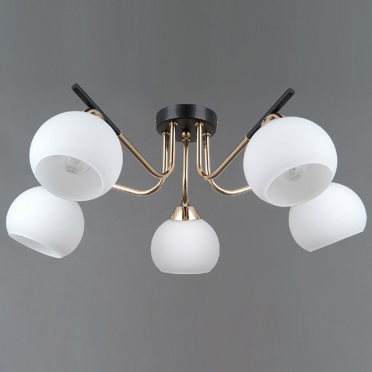 потолочная люстра illumico il0713-5csq-24 bk fgd libra