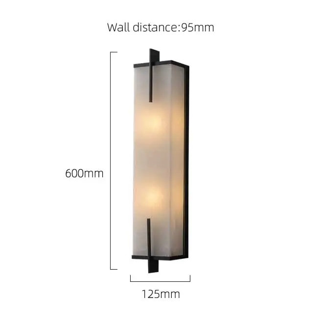 настенный светильник delight collection wall lamp mt8856-2w black