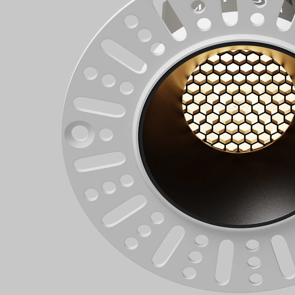 встраиваемый светильник maytoni technical dip dl119-10w-3k-trs-b
