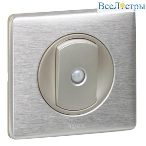 Рамка 1-постовая Legrand Celiane алюминий 068921
