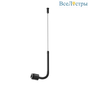 Заглушка для подвесного монтажа без ввода питания с тросом Maytoni Shelf CA024PL-B