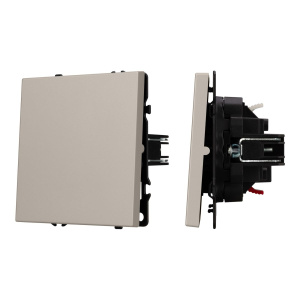 Выключатель проходной 1 кл софт-тач кашемир Arlight SWT-MKP1-SFPL-CA (250V, 10A) 059432(1)