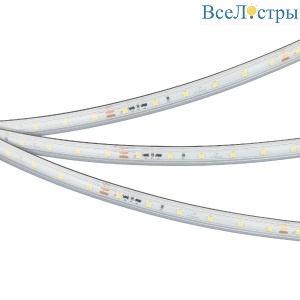 Светодиодная герметичная лента Arlight IC-PS-A60-10mm 24V Warm3000 (4.8 W/m, IP67, 2835, 10m) 050656