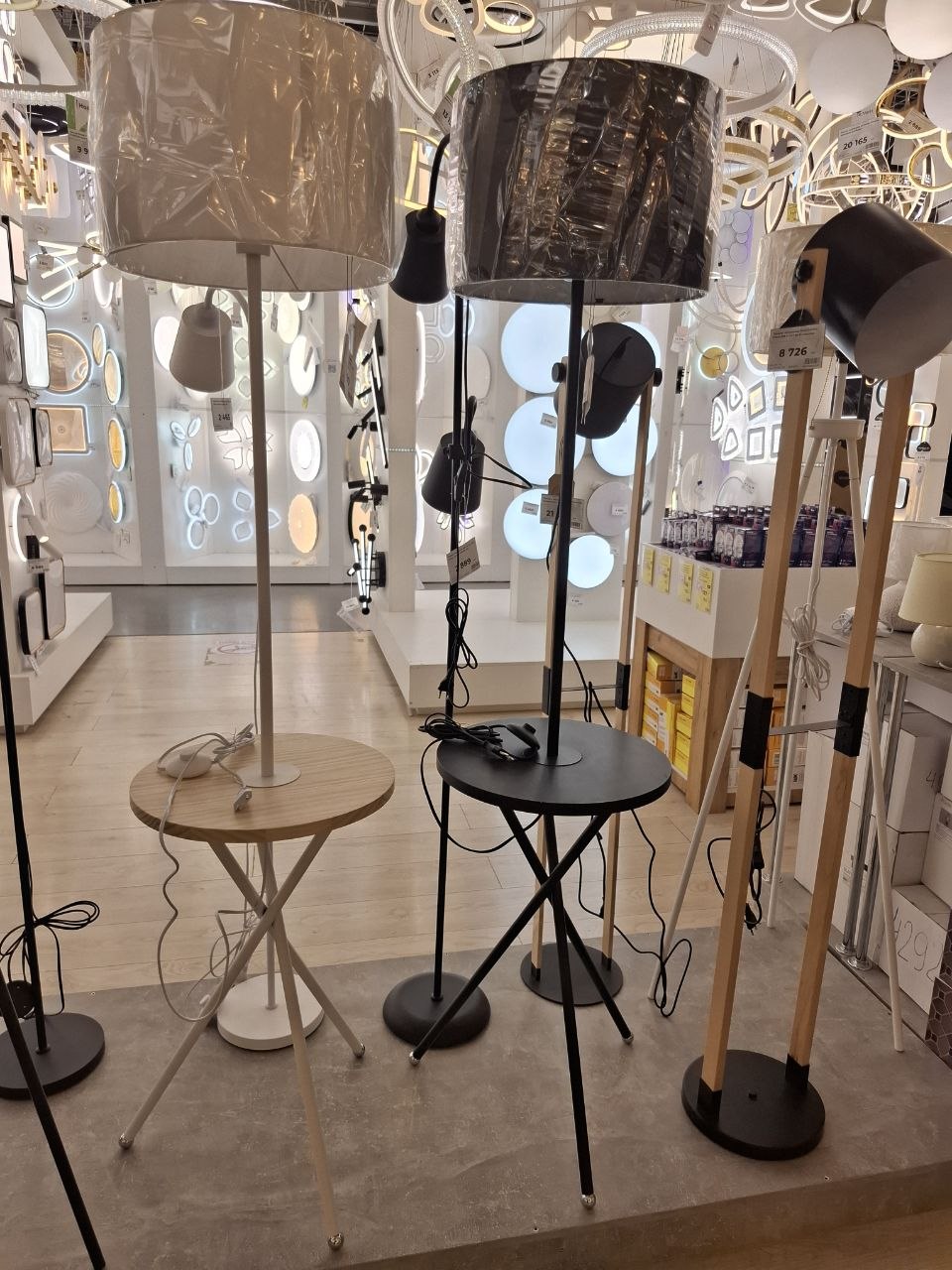 торшер arte lamp combo a2070pn-1bk