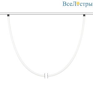 Трековый магнитный светильник Arlight MAG-ORIENT-TUBE-ELASTIC-R25-L5000-70W Day4000 (BK, 360 deg, 48V) 044338