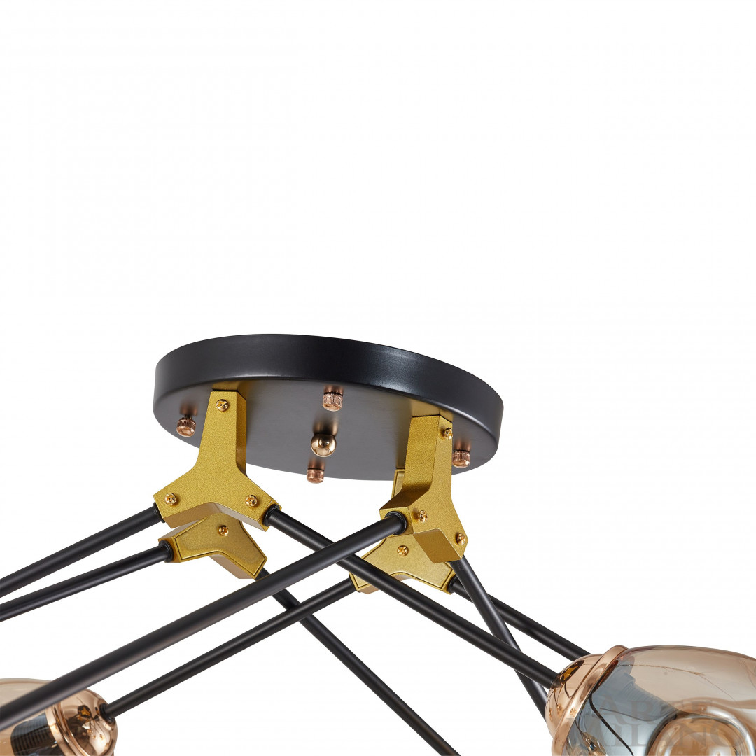 потолочная люстра arte milano amalfi 252588/8 br