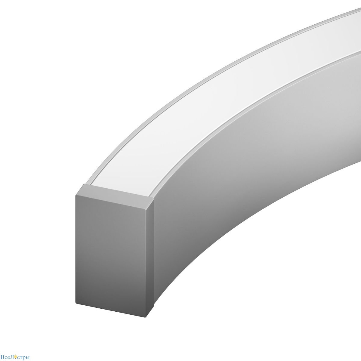 профиль arlight line-3560-bent-side-2000 anod (алюминий) 062978