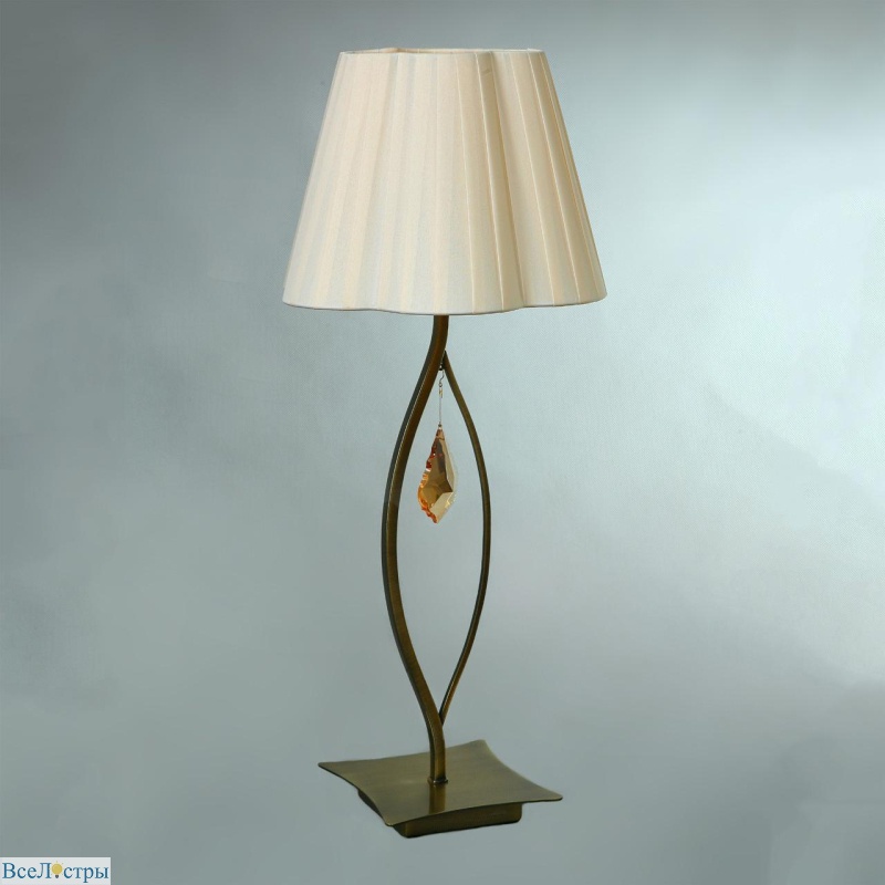 настольная лампа brizzi bt 03203/1 bronze cream
