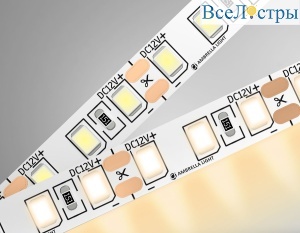 Светодиодная лента Ambrella Light LED Strip 12В 2835 9,6Вт/м 3000K 5м IP20 GS1101