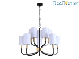 Подвесная люстра Newport 35210/С black+brass М0071484