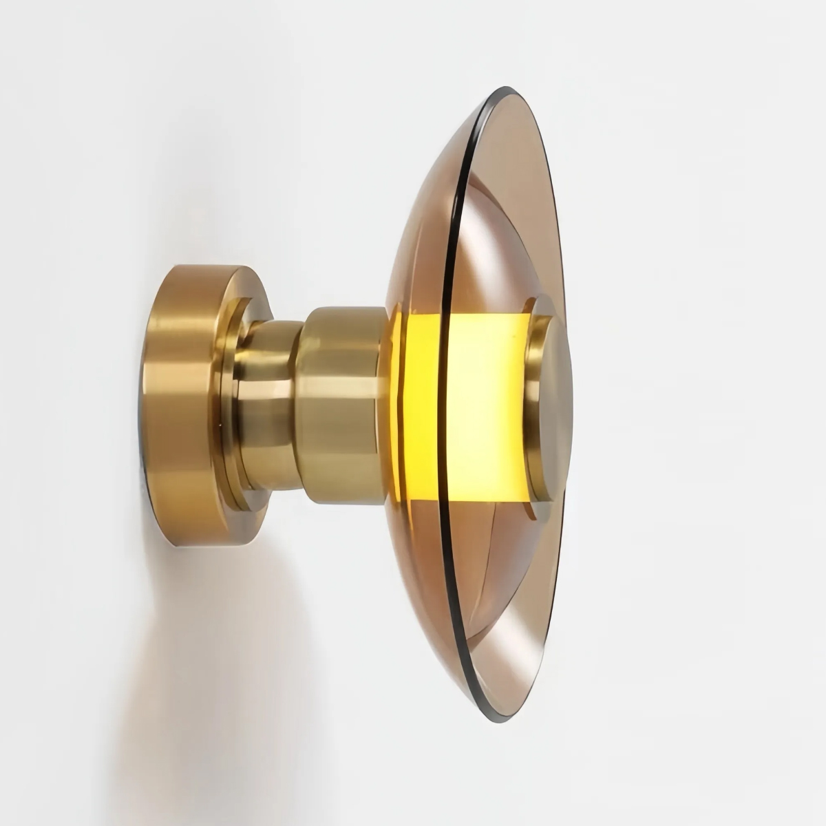настенно-потолочный светильник delight collection 8665w/s gold/amber