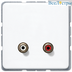 Розетка мультимедиа Jung MACD1021WW