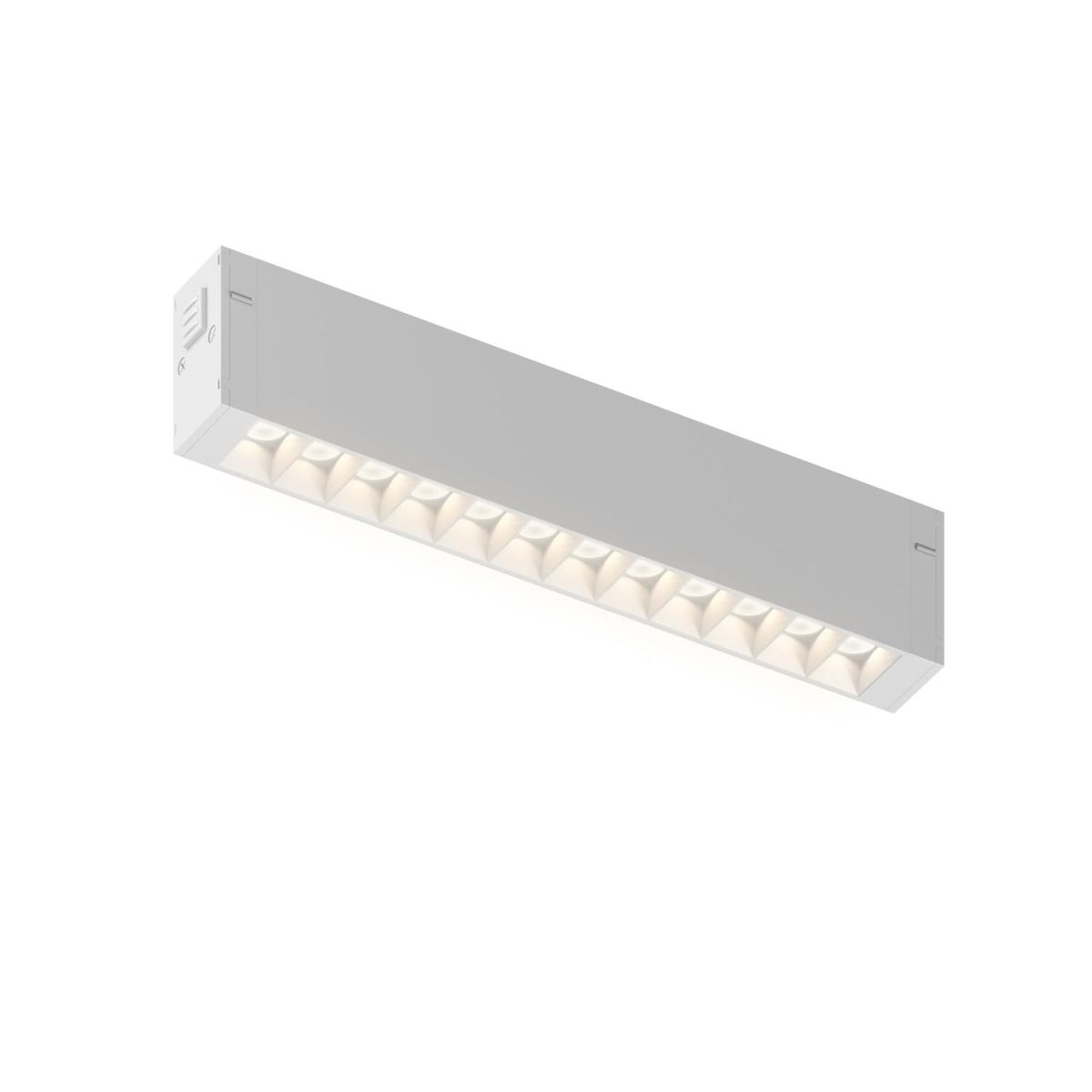 трековый однофазный светильник denkirs simple grill dk8101-wh