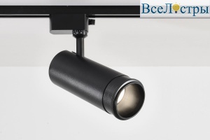 Трековый однофазный светильник Crystal Lux CLT 0.31 021 BK 3CCT ZOOM