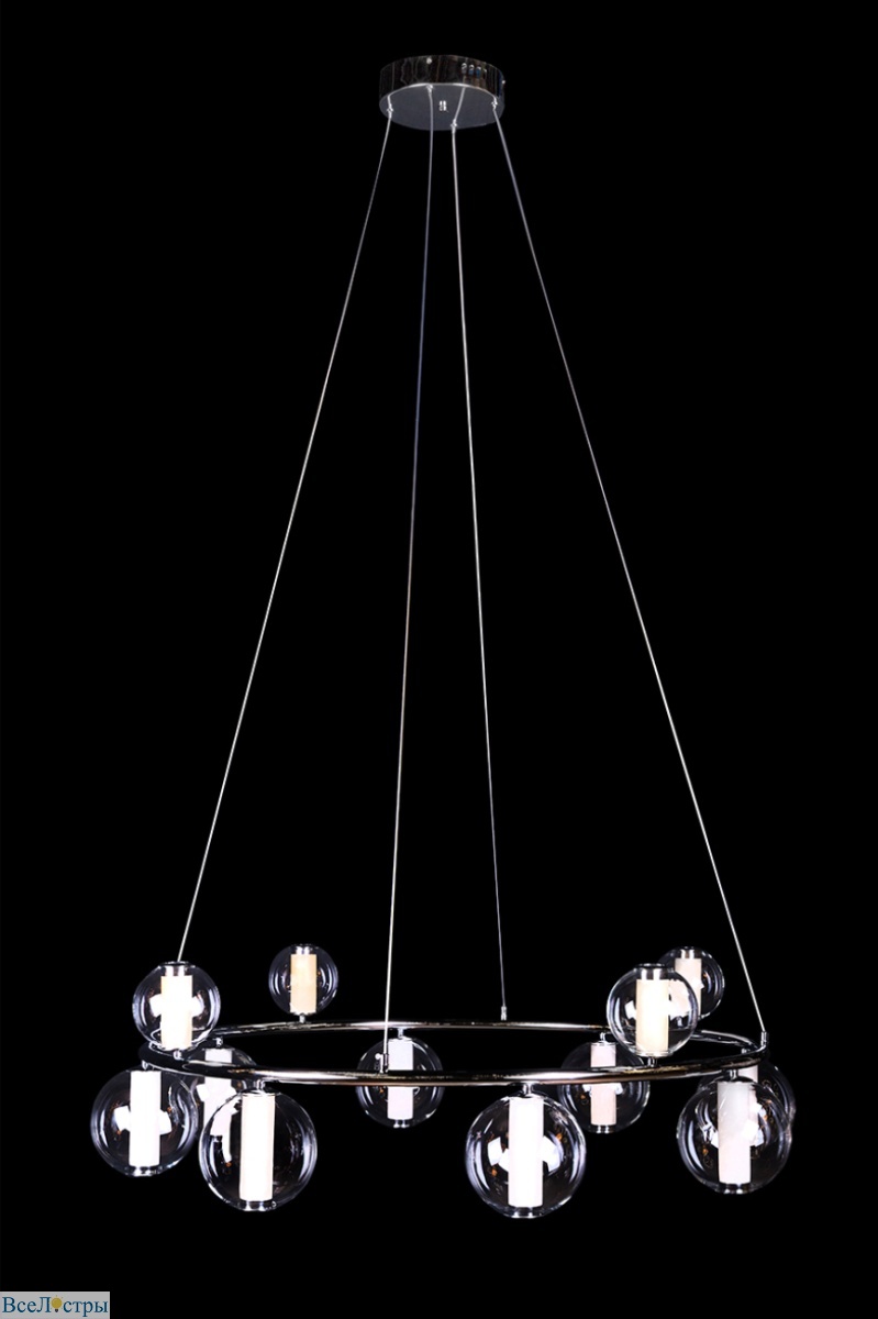 подвесная люстра aurore le7703/12 chrome