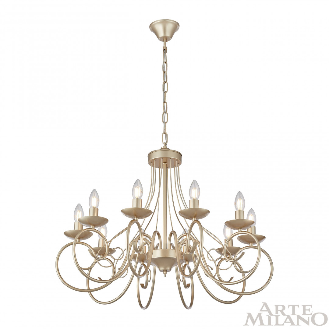 подвесная люстра arte milano 349159/10 cg