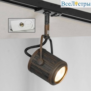 Трековый светильник однофазный Lussole LOFT CLIFTON Track Lights LSP-9131-TAW