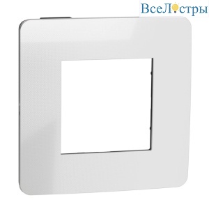 Рамка 1-постовая Schneider Electric Unica New NU280256
