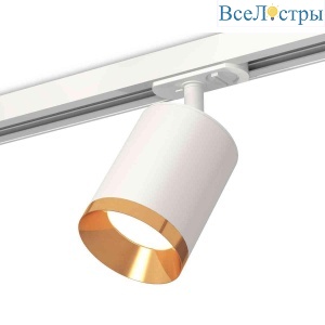 Комплект трекового светильника Ambrella light Track System XT7421004 SWH/PYG белый песок/золото желтое полированное (A2536, C7421, N7034)