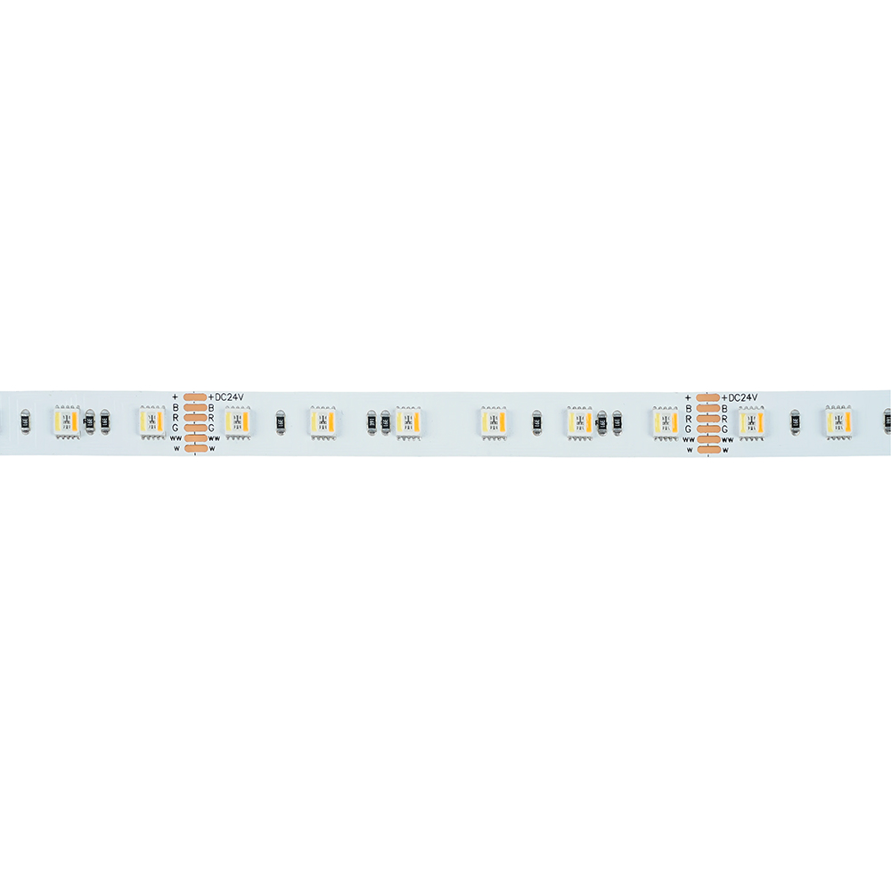 лента светодиодная 24v feron ls508, 60*smd5050, 20w/m, ip20, rgb+2300к+6500k 53336