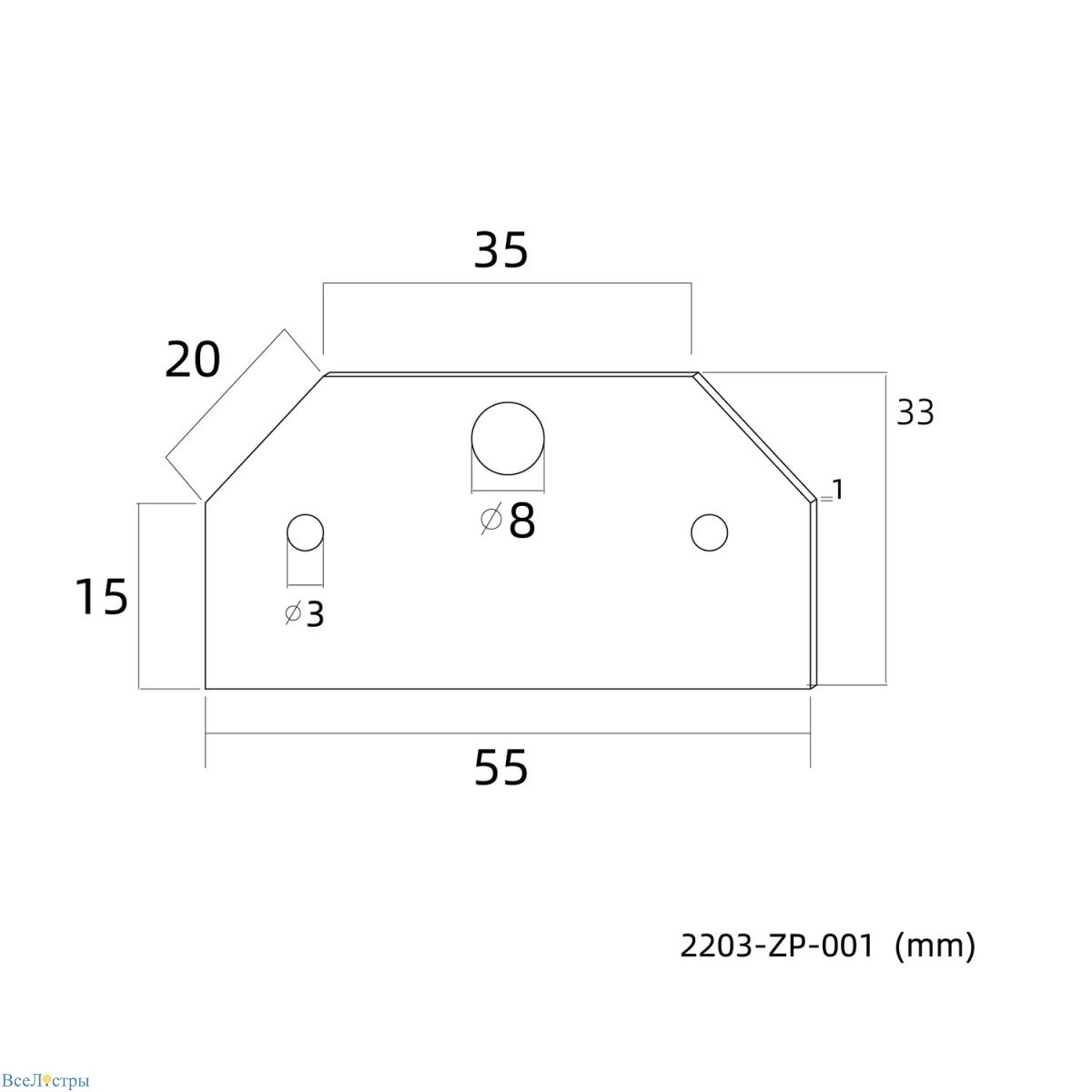 заглушка для шинопровода favourite practica 2203-zp-001