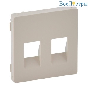 Лицевая панель Legrand Valena Life аудиорозетки слоновая кость 755371