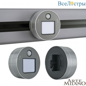 Трековый светильник Arte Milano Am-track-sockets 380011TLS/LWS Grey