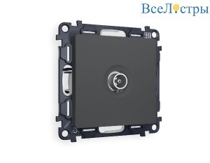 Комплект механизма TV розетки проходной 5-1000 MHz 4dB Ambrella Volt Alfa MA913030
