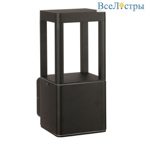 Уличный настенный светодиодный светильник Arte Lamp Pherkad A2726AL-1BK
