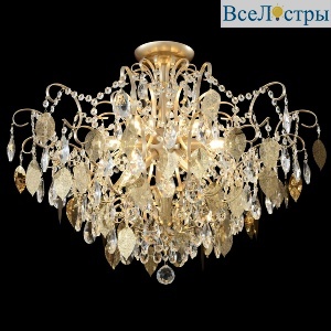 Потолочная люстра Crystal Lux ESMIRALDA PL9 GOLD