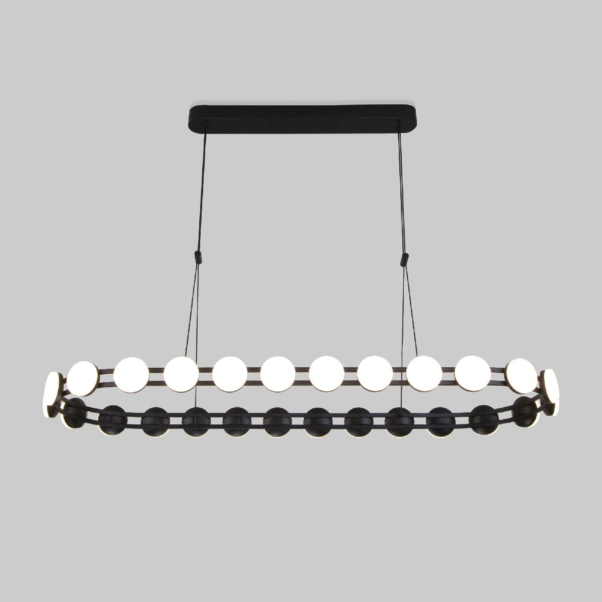 подвесная люстра eurosvet tapioca 90332/26 черный a068075