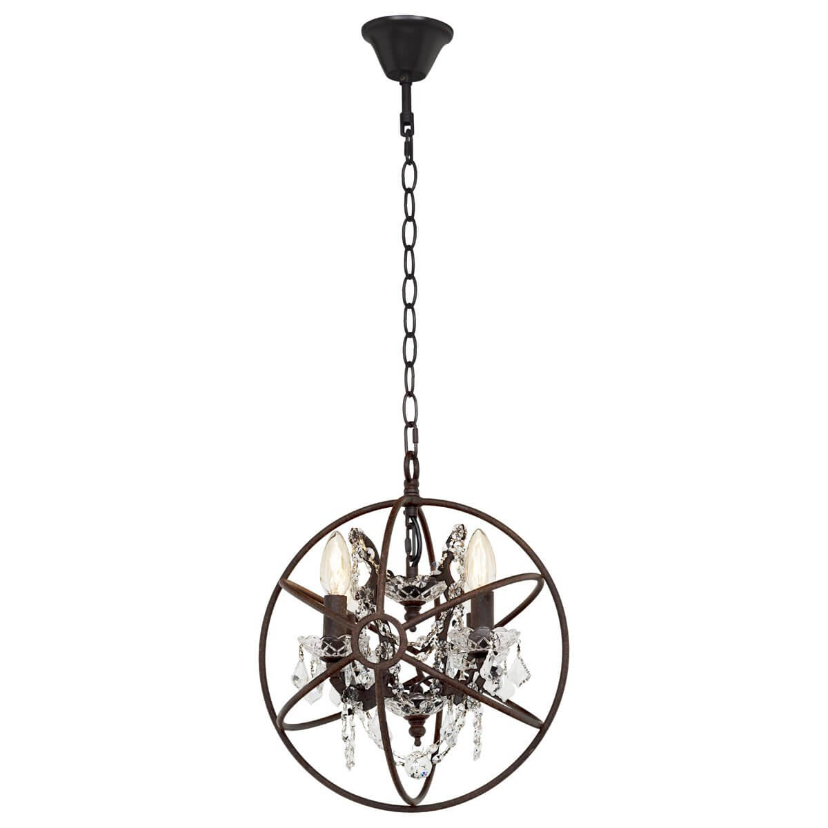 подвесная люстра loft it foucaults orb crystal loft1897/4