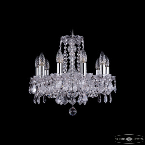 Подвесная люстра Bohemia Ivele Crystal 1402/10/141 Ni Leafs