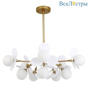 Подвесная люстра Arte Lamp Peacock A1369SP-10SG